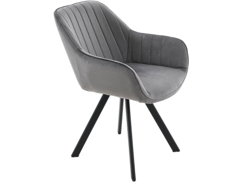 Стул «Roan», Монолит Grey, опоры черные