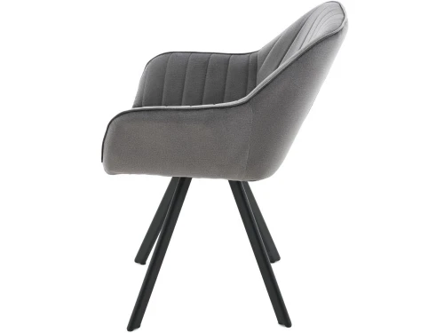 Стул «Roan», Монолит Grey, опоры черные