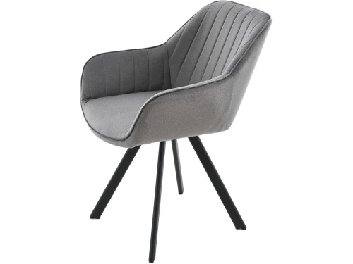 Стул «Roan», Монолит Grey, опоры черные