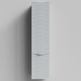 Пенал Эйфория 35 F2, пример RAL 7040 Серое окно, матовая, подвесной, левый