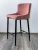Полубарный стул ARTEMIS BLUVEL-52 PINK (H=65cm), велюр М-City