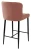 Полубарный стул ARTEMIS BLUVEL-52 PINK (H=65cm), велюр М-City