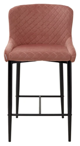 Полубарный стул ARTEMIS BLUVEL-52 PINK (H=65cm), велюр М-City