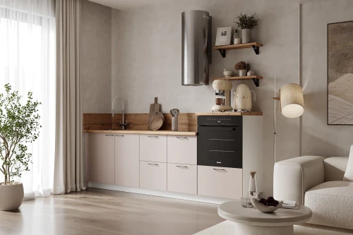 Готовая кухня КГ 2550 ПВХ, Магнолия Арника РМ в.6