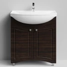 Тумба Адам 75 напольный, Палисандр ПВХ 43101 Vodok с раковиной в комплекте