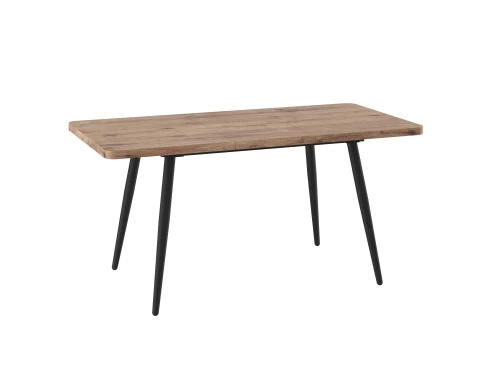 Стол Вояж 120, Дуб Веллингтон/Чёрный