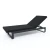 Шезлонг LETTO черный - каркас карбон