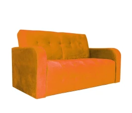 Диван  Оксфорд  90х170 велюр  оранжевый