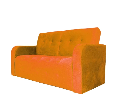Диван  Оксфорд  90х170 велюр  оранжевый