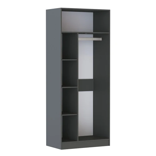 Шкаф для одежды и белья Руэлла, Графит серый