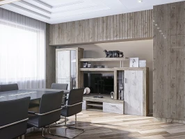 Гостиная Модерн-01 Дуб белый