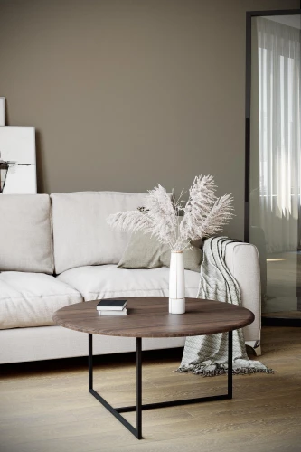 Стол журнальный Маджоре акация/чёрный