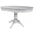 Стол обеденный Фидея 4 раздвижной белый/серебро 90/130*90