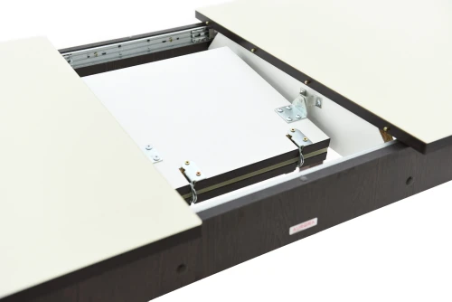 Стол Гамбург 1, Дуб Венге/Стекло молочное