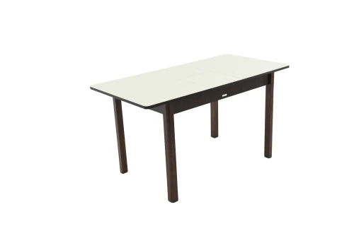 Стол Гамбург 1, Дуб Венге/Стекло молочное