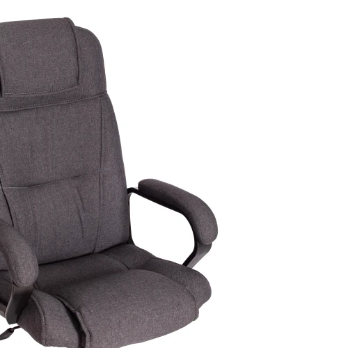 Кресло BERGAMO хром (22) ткань, темно-серый, F68