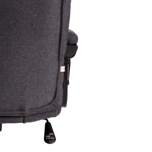 Кресло BERGAMO хром (22) ткань, темно-серый, F68