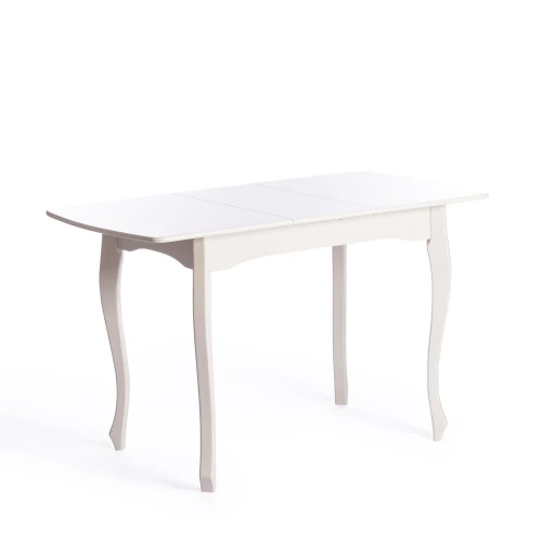 Стол CATERINA PROVENCE  бук, мдф, 100+30x70x75 см, Ivory white
