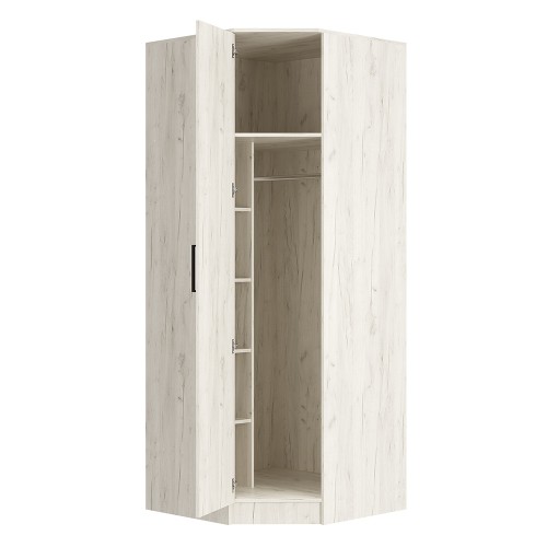 Шкаф угловой Фиеста, Дуб крафт белый