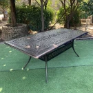 Металлический стол из литого алюминия Nairobi 216