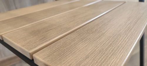 Алюминиевое кресло из ДПК ПОЛИВУД цвет тик арт.1045