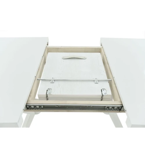 Стол «Оскар» 2м GLASS 140x90, стекло белое