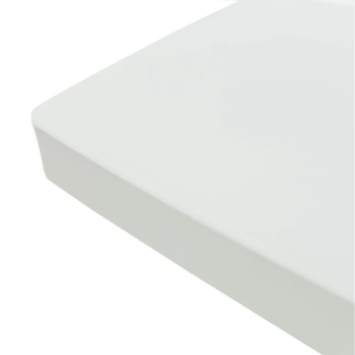 Стол «Оскар» 2м GLASS 140x90, стекло белое