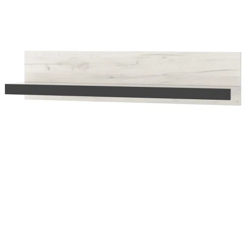 Полка «Гретта», Крафт белый/Антрацит