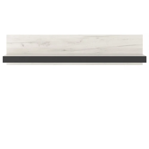 Полка «Гретта», Крафт белый/Антрацит