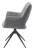 Стул ДАВЕН (DAVEN) 360 град, цвет СЕРЫЙ RIELY-450 /  G1038-04 , ткань  /ТЕМНО-СЕРЫЙ каркас, ®DISAUR