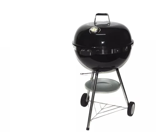 Угольный гриль барбекю Grill BBQ портативный, модель 22018B с хромированной решеткой