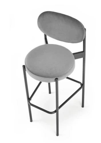 Стул барный HALMAR H108 серый
