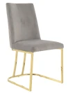 Стул обеденный Пресли DX-2055-1.1, 42х44х92, серый, золото