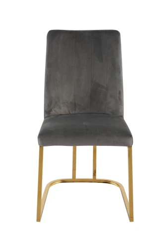 Стул обеденный Пресли DX-2055-1.1, 42х44х92, серый, золото