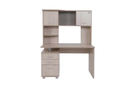 Стол компьютерный МАКСИМ-1, Ясень Шимо Светлый