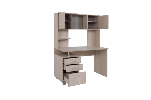 Стол компьютерный МАКСИМ-1, Ясень Шимо Светлый