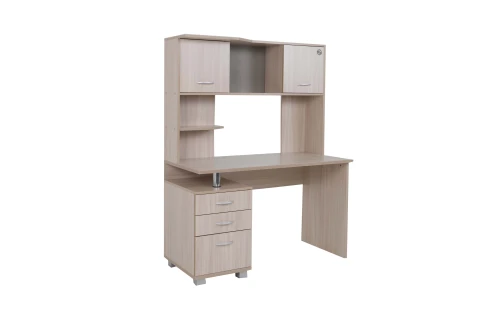 Стол компьютерный МАКСИМ-1, Ясень Шимо Светлый