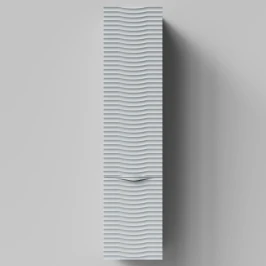 Пенал Эйфория 35 F2, пример RAL 7040 Серое окно, матовая, подвесной, правый