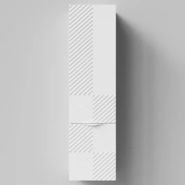 Пенал Эйфория 40 F4, базовая Белая эмаль, матовая, подвесной, правый