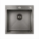 Кухонная мойка из нержавейки BLANTEK LS-5050STB Stone texture black