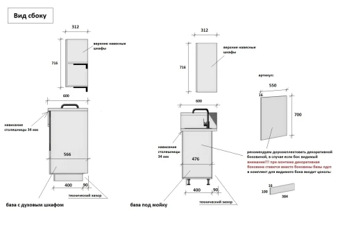 Готовая кухня КГ 2550 ПВХ, Магнолия Арника РМ в.5