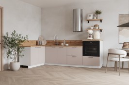 Готовая кухня КГ Угловой 1500х2700 (с пм) , Магнолия  Арника РМ в.3