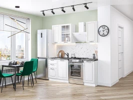 Кухонный гарнитур Дублин-04 Special White Белый