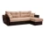 Диван угловой Амстердам рогожка бежевая 160 , независимый пружинный блок
