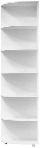 Стеллаж угловой МН-17 Монако гл.560 белый