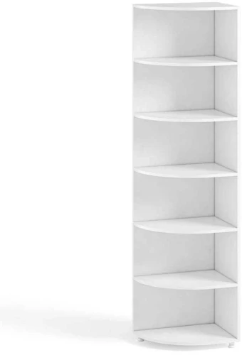 Стеллаж угловой МН-17 Монако гл.560 белый