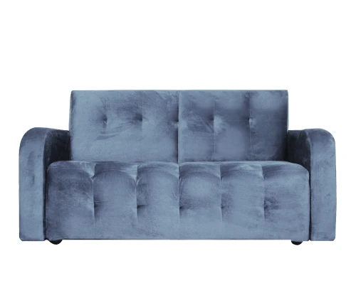 Диван  Оксфорд  90х170 велюр  серый