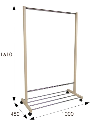 Вешалка напольная В 35Н слоновая кость