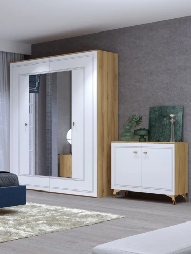 Шкаф Вега Сапфир 4дв, белый глянец