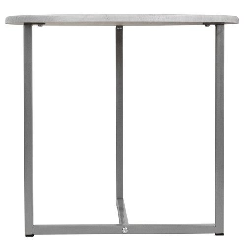 Стол журнальный BeautyStyle 27 дуб дымчатый/металлик